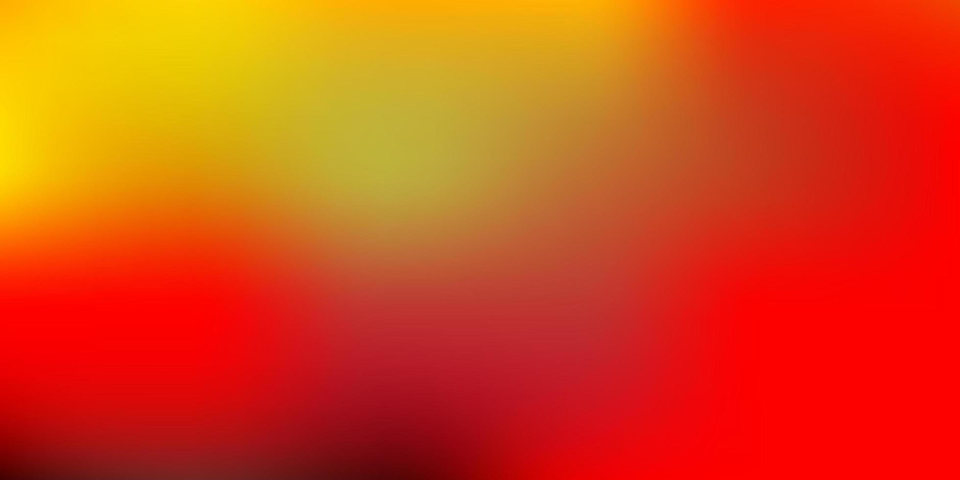 patrón de desenfoque degradado rojo y amarillo. vector