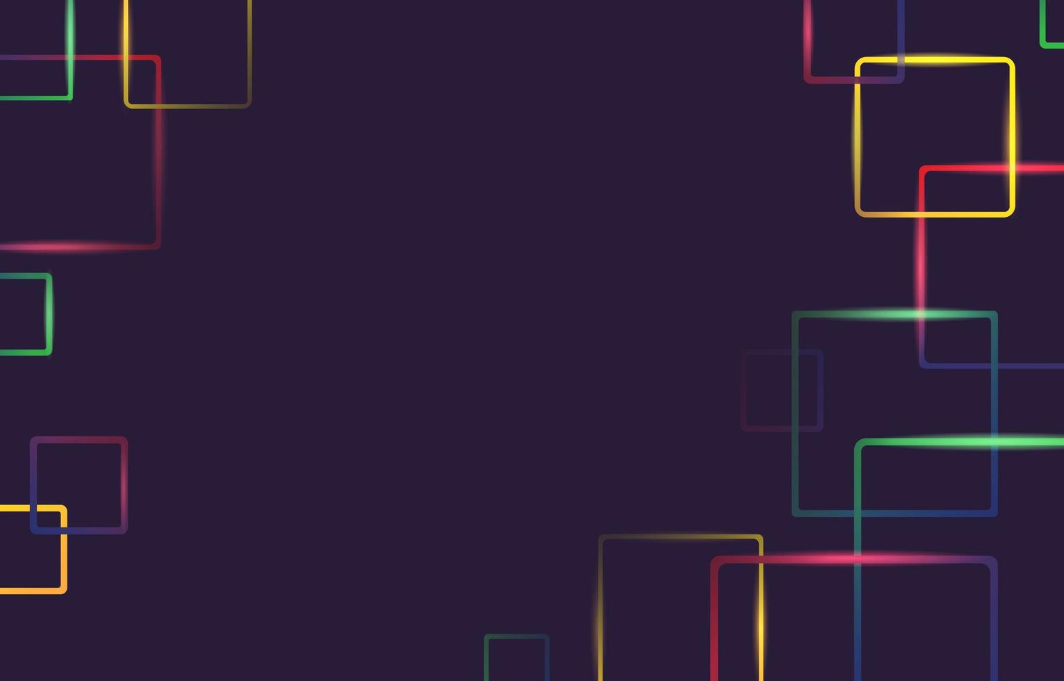 Geometric Black Background with Neon Accent vector