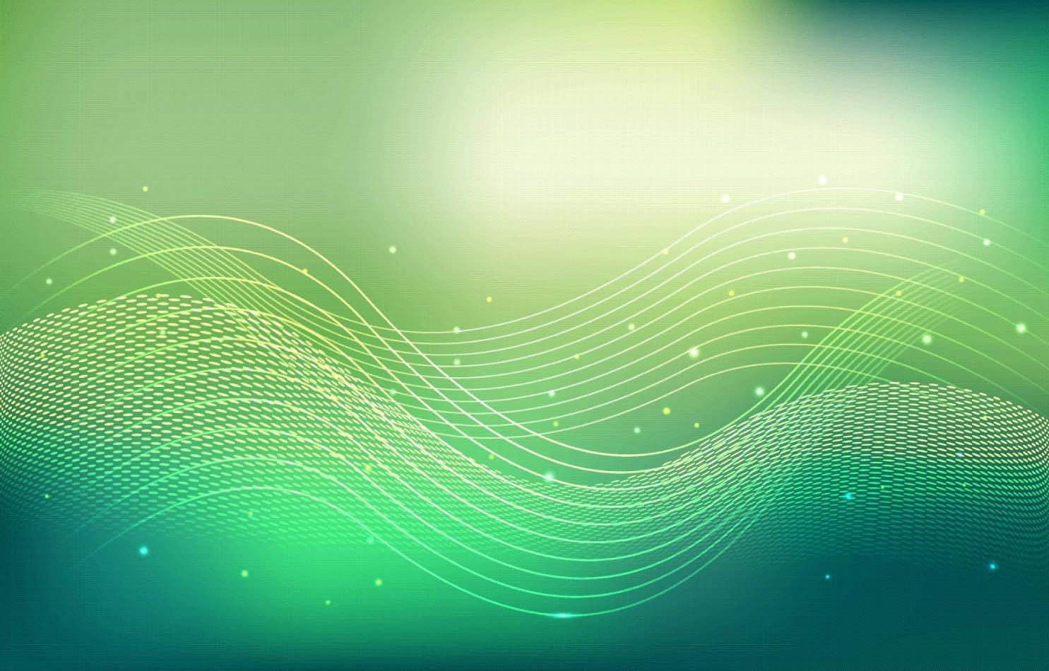 Abstract Green Spectrum Background vector