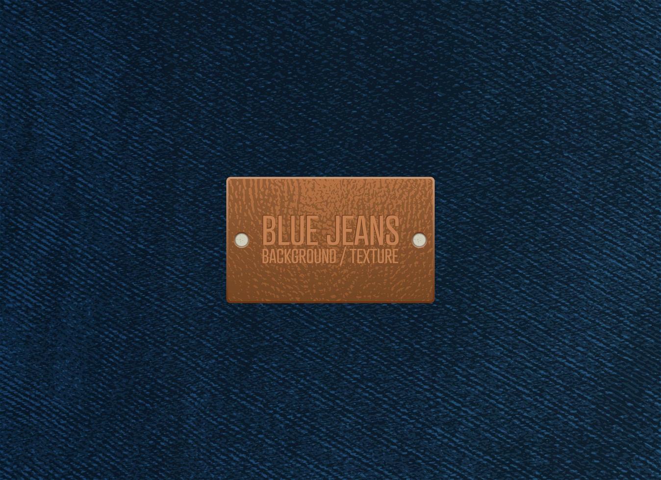 Blue jeans texture vector