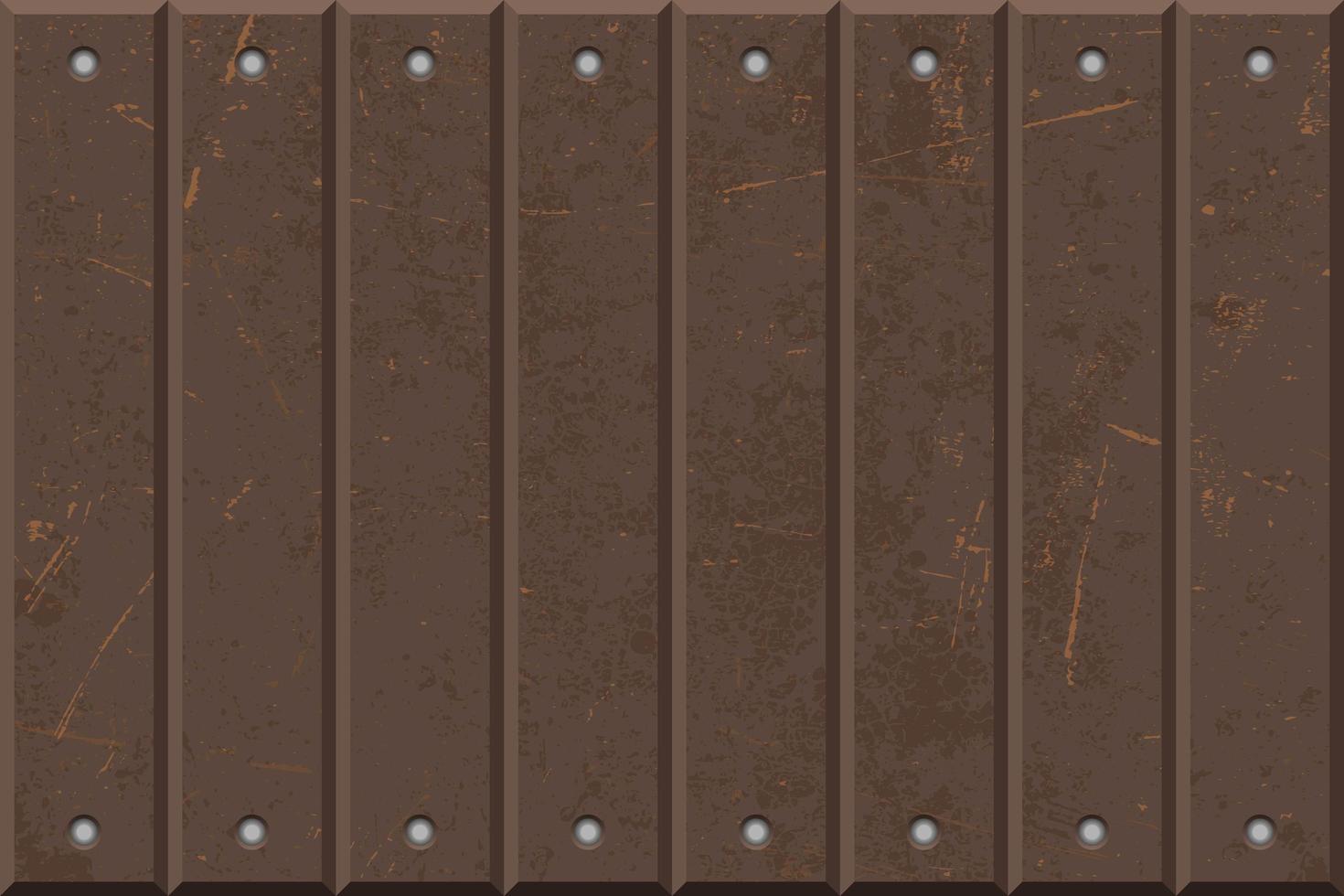 Rusty iron texture panels vector