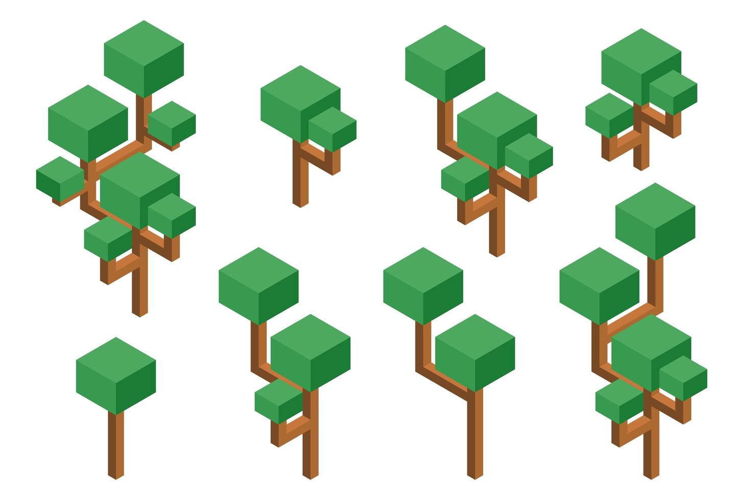 Isometric tree set vector