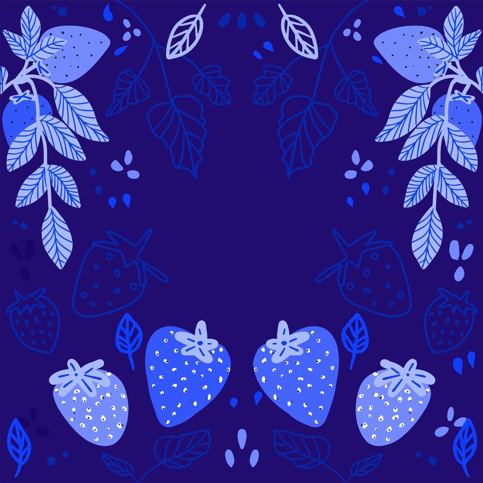 Purple Berries Background vector