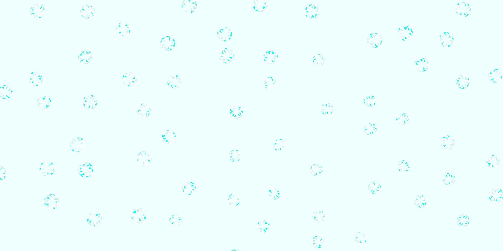 Light blue and green background with bubbles. vector