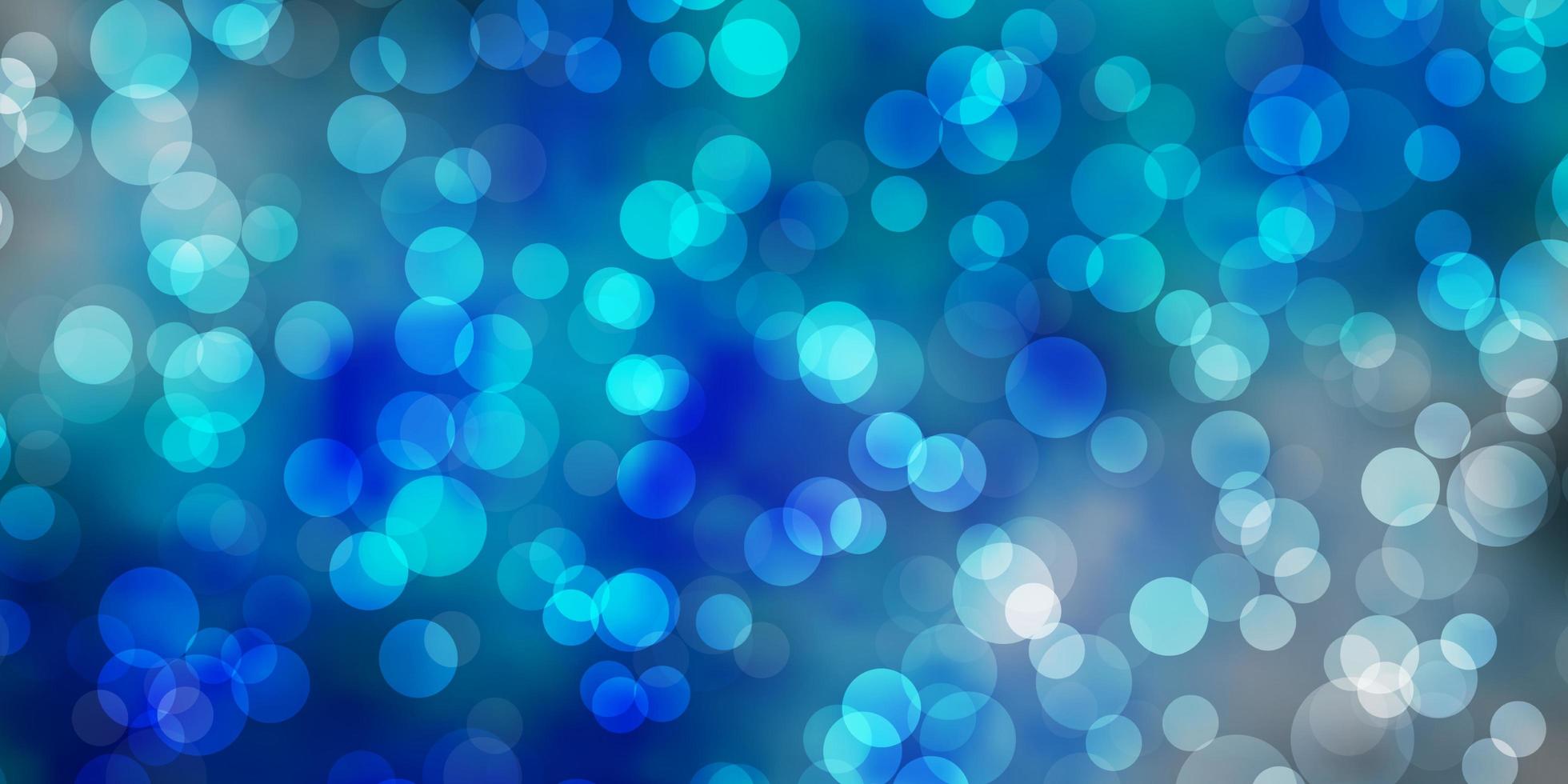 Blue background with circles. vector