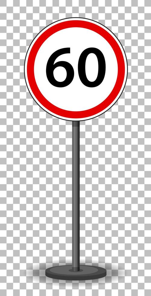 Red circular traffic sign vector