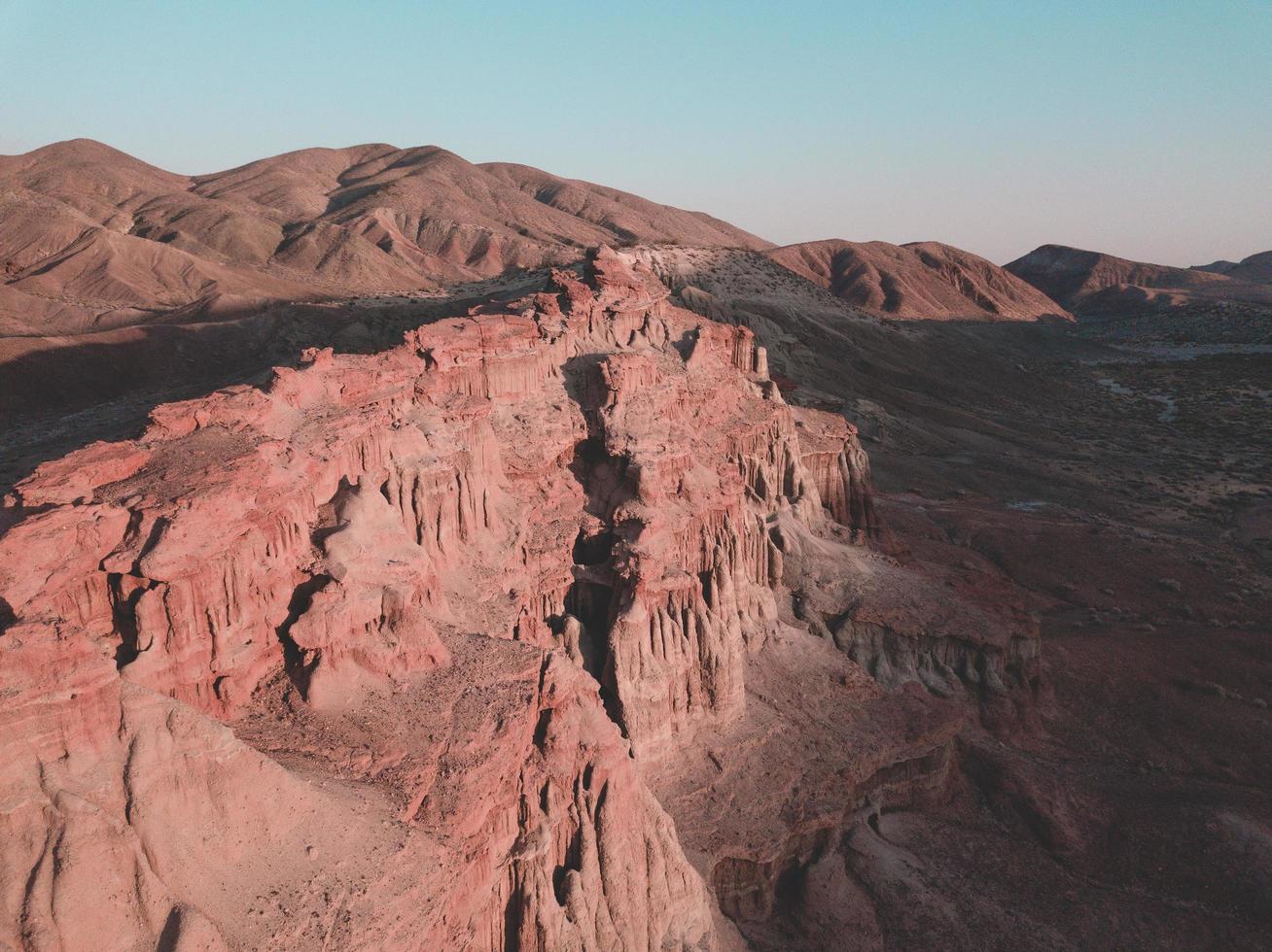 Brown rock cliff canyon photo
