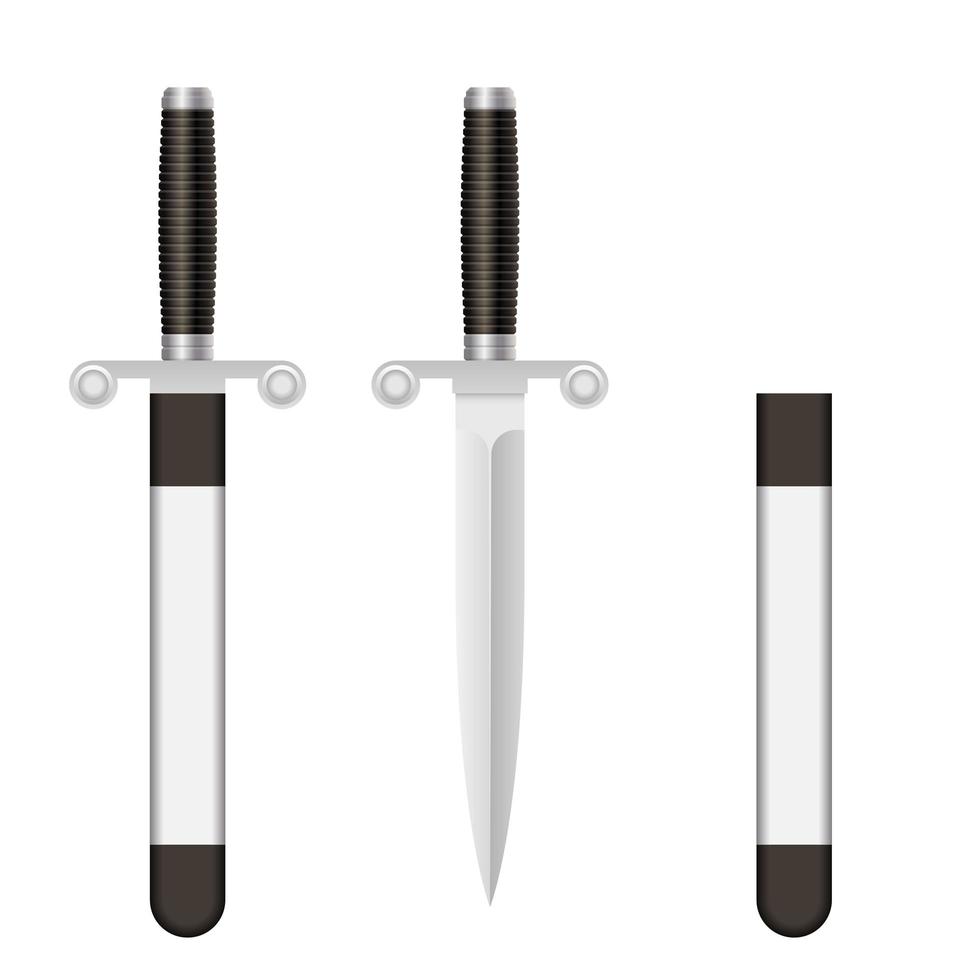 Battle Dagger Set vector