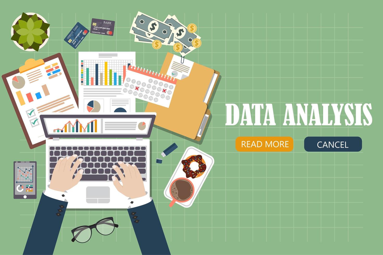 Auditing Tax process vector