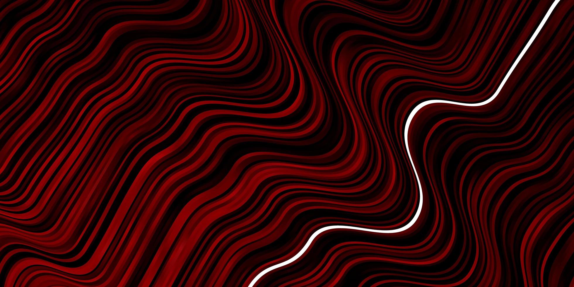 Dark red pattern with curves. vector