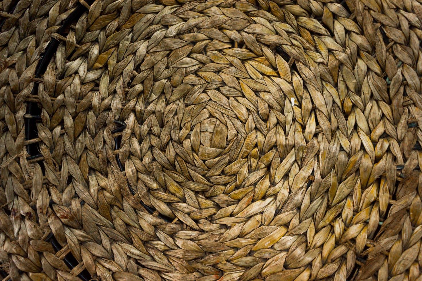 Close-up of a woven bowl photo