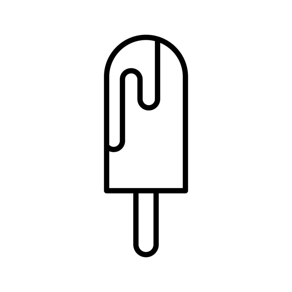 icono de helado vector