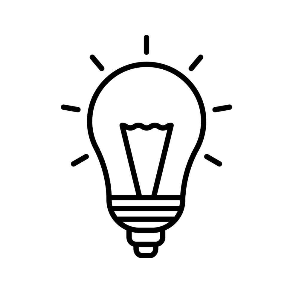 Creative idea icon vector