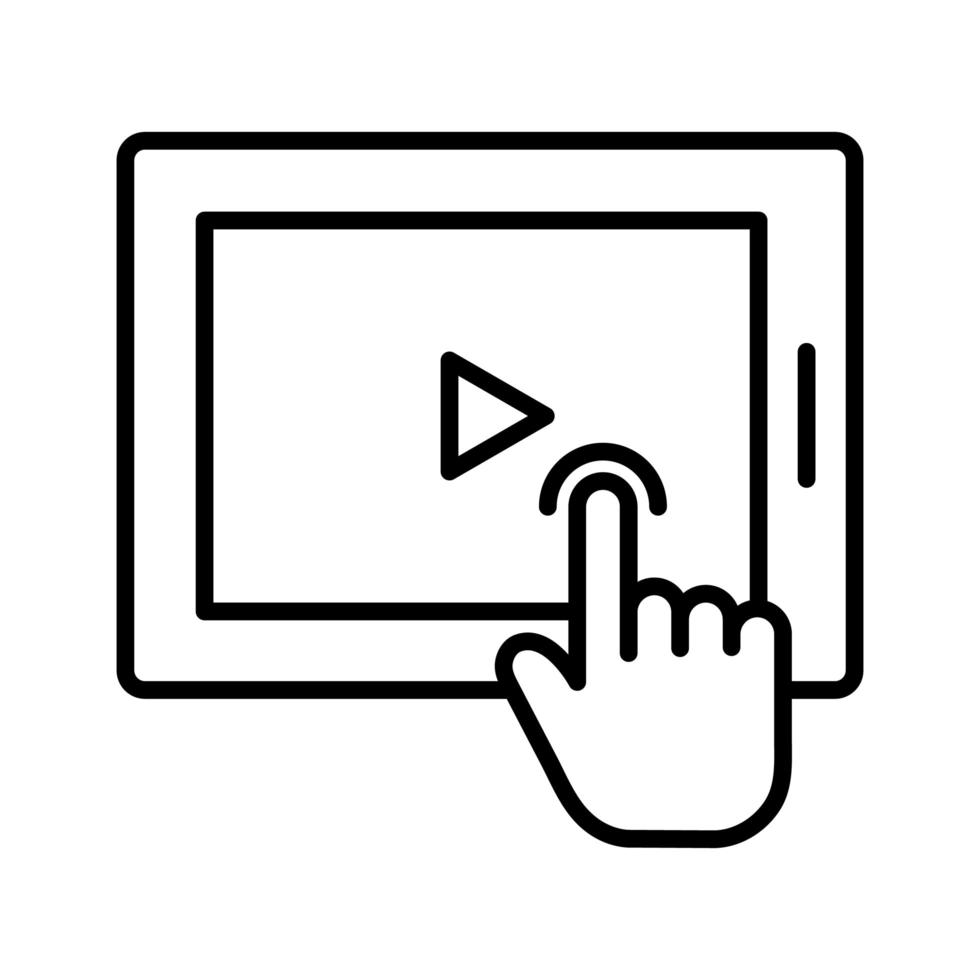 Play Video Icon vector