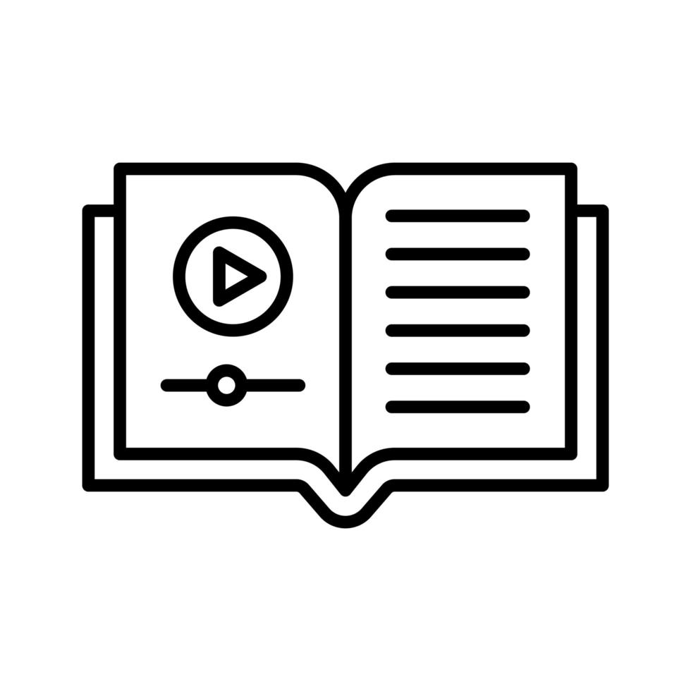 Video Book Icon vector