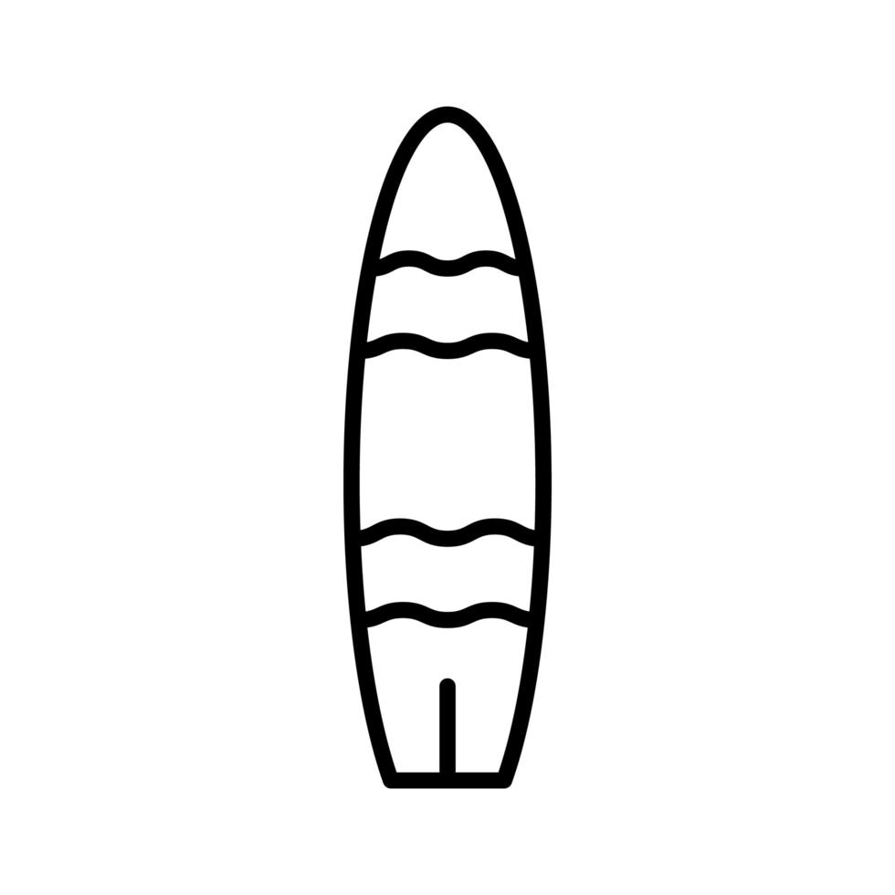 Surfing Board Icon vector