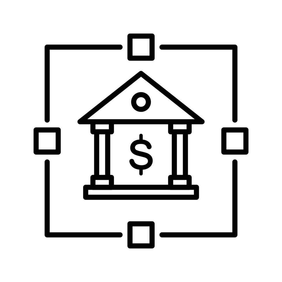 Banking Network Icon vector