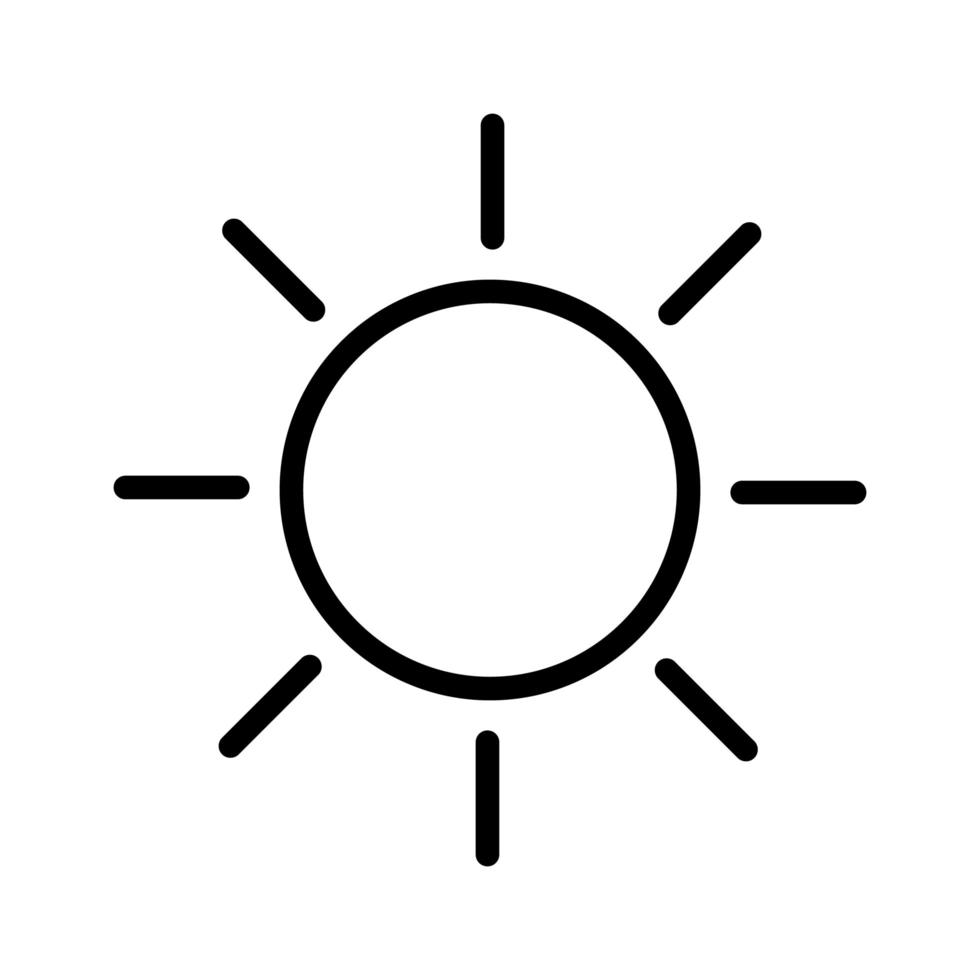 Brightness Vector Icon