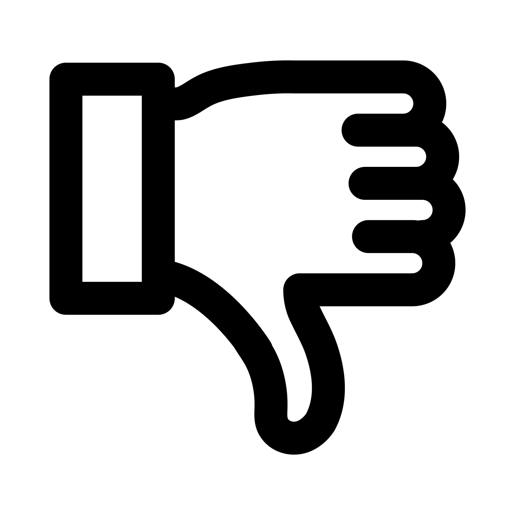 dislike icon png