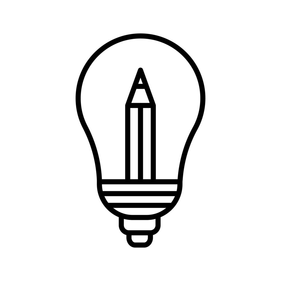 Creative idea icon vector