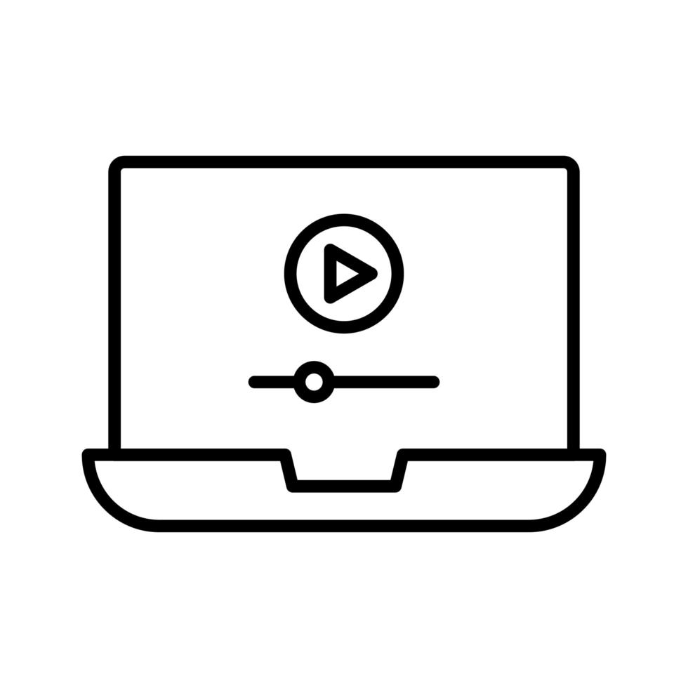 Online Lecture Icon vector