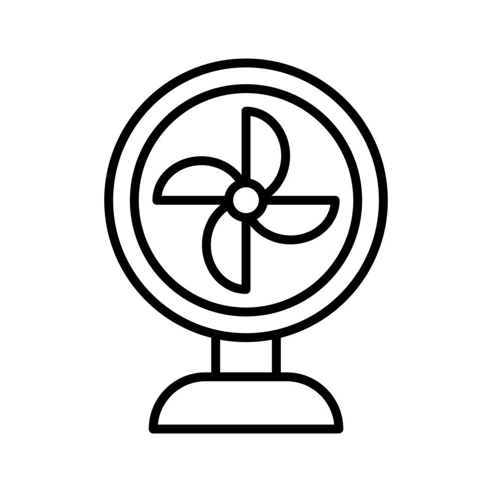 icono de vector de ventilador