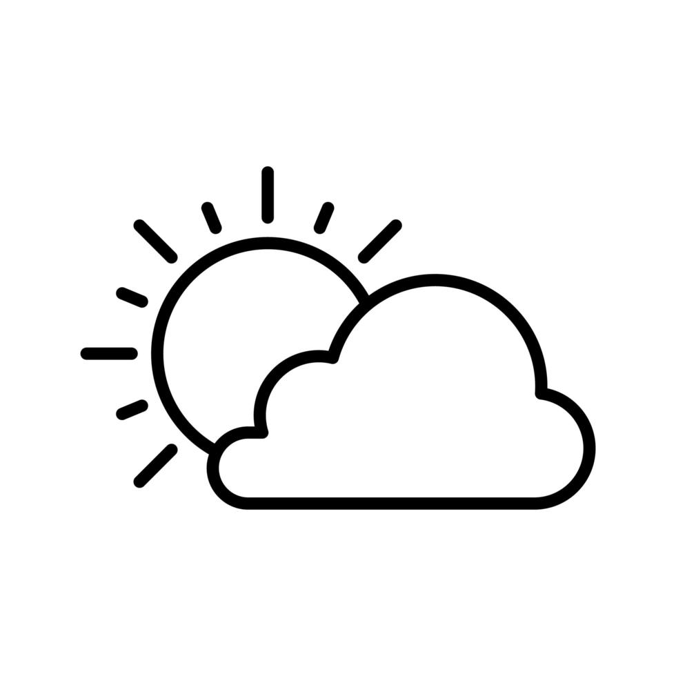 Cloudy Weather Icon vector