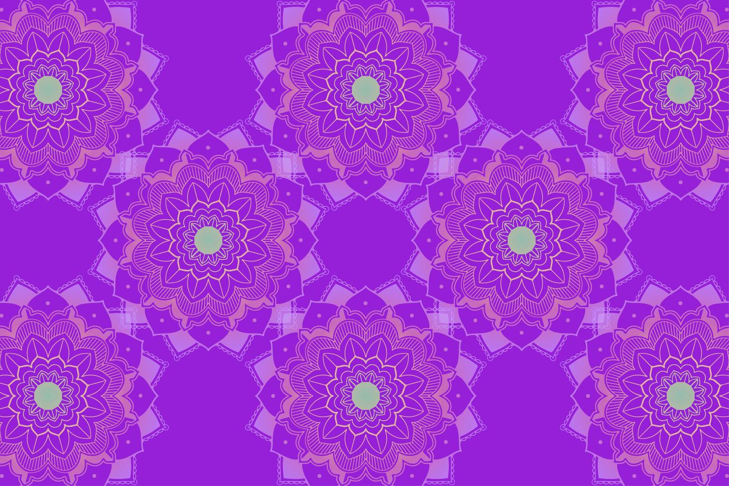 Background template with mandala designs vector