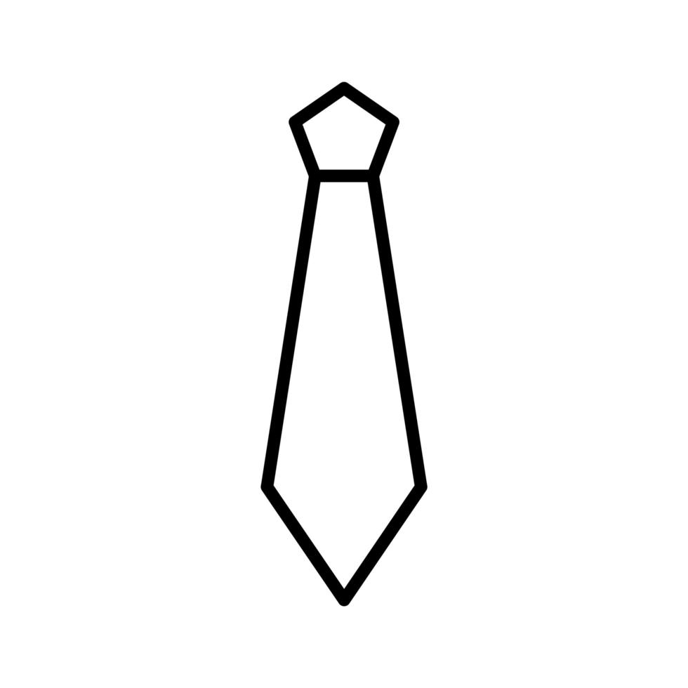 icono de vector de corbata