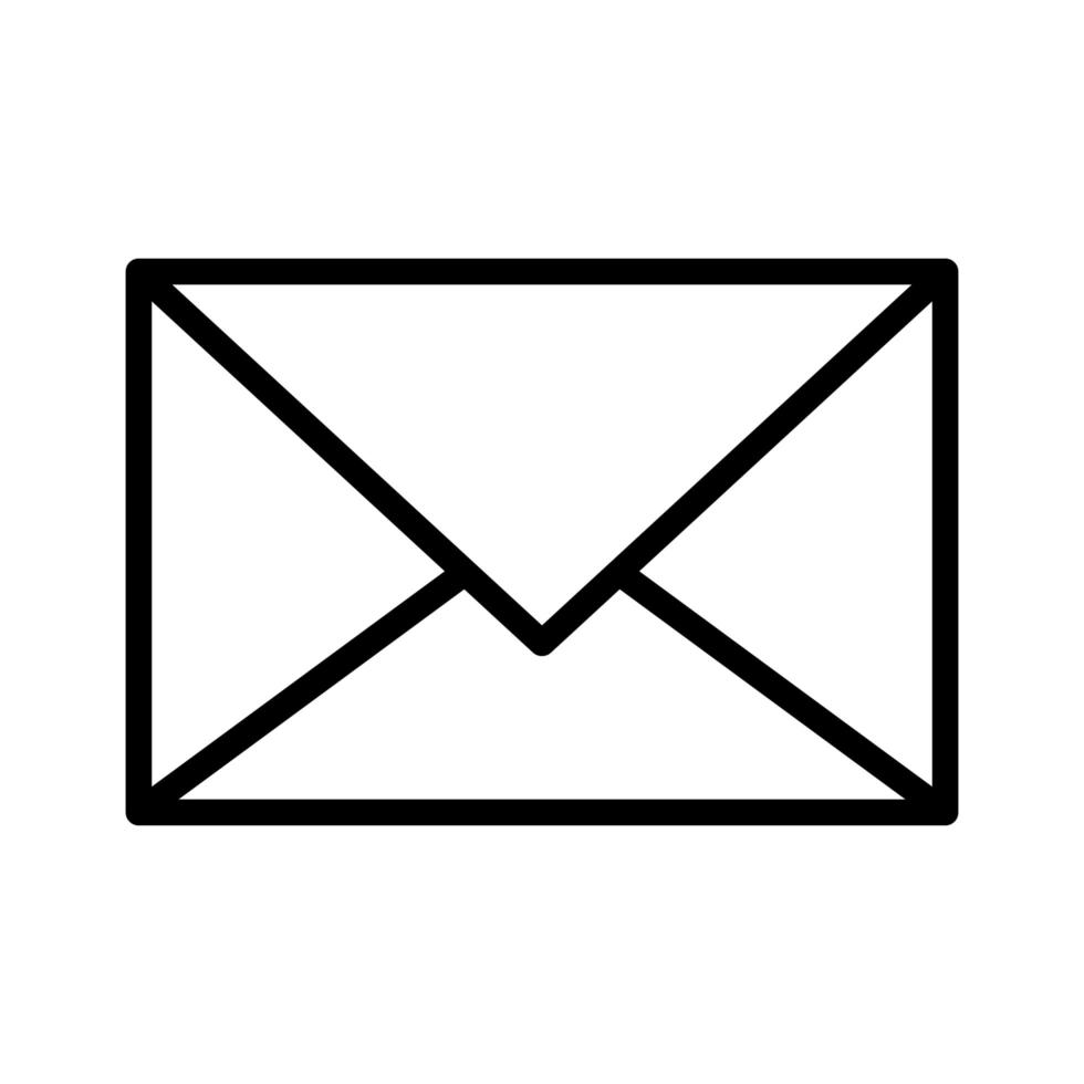 icono de vector de correo electrónico