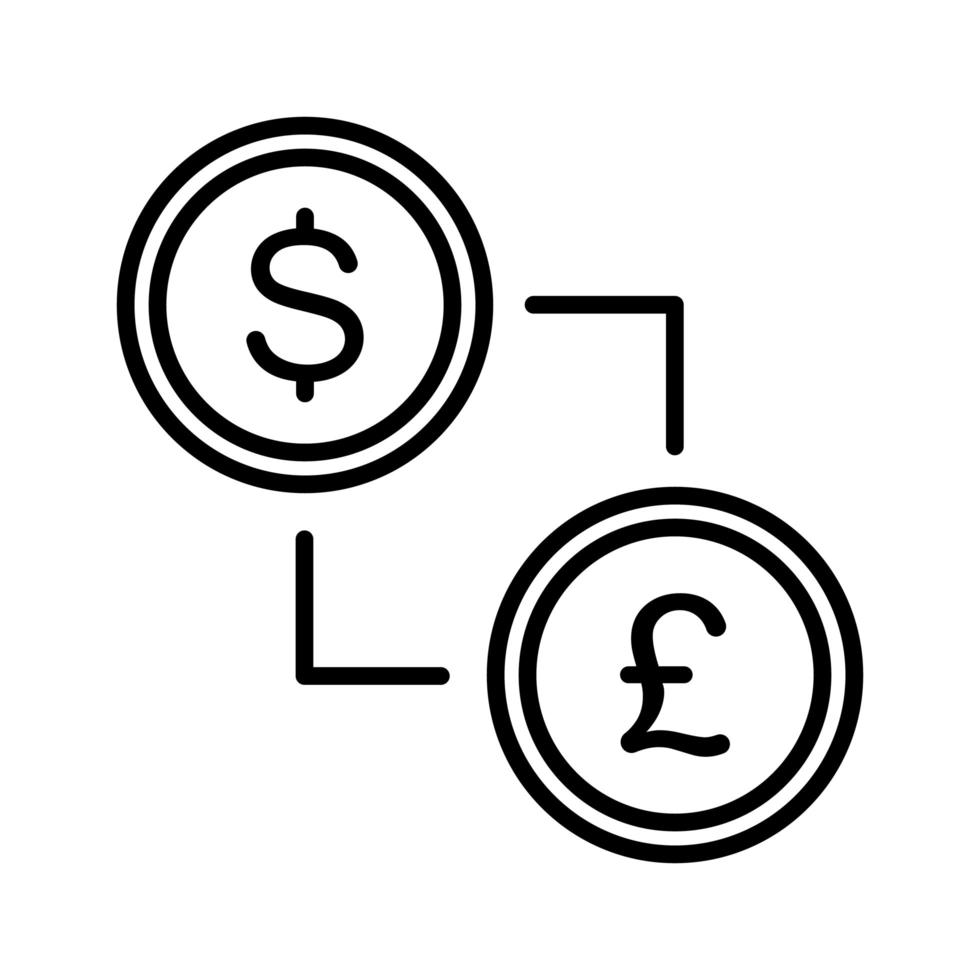Currency Exchange Icon vector