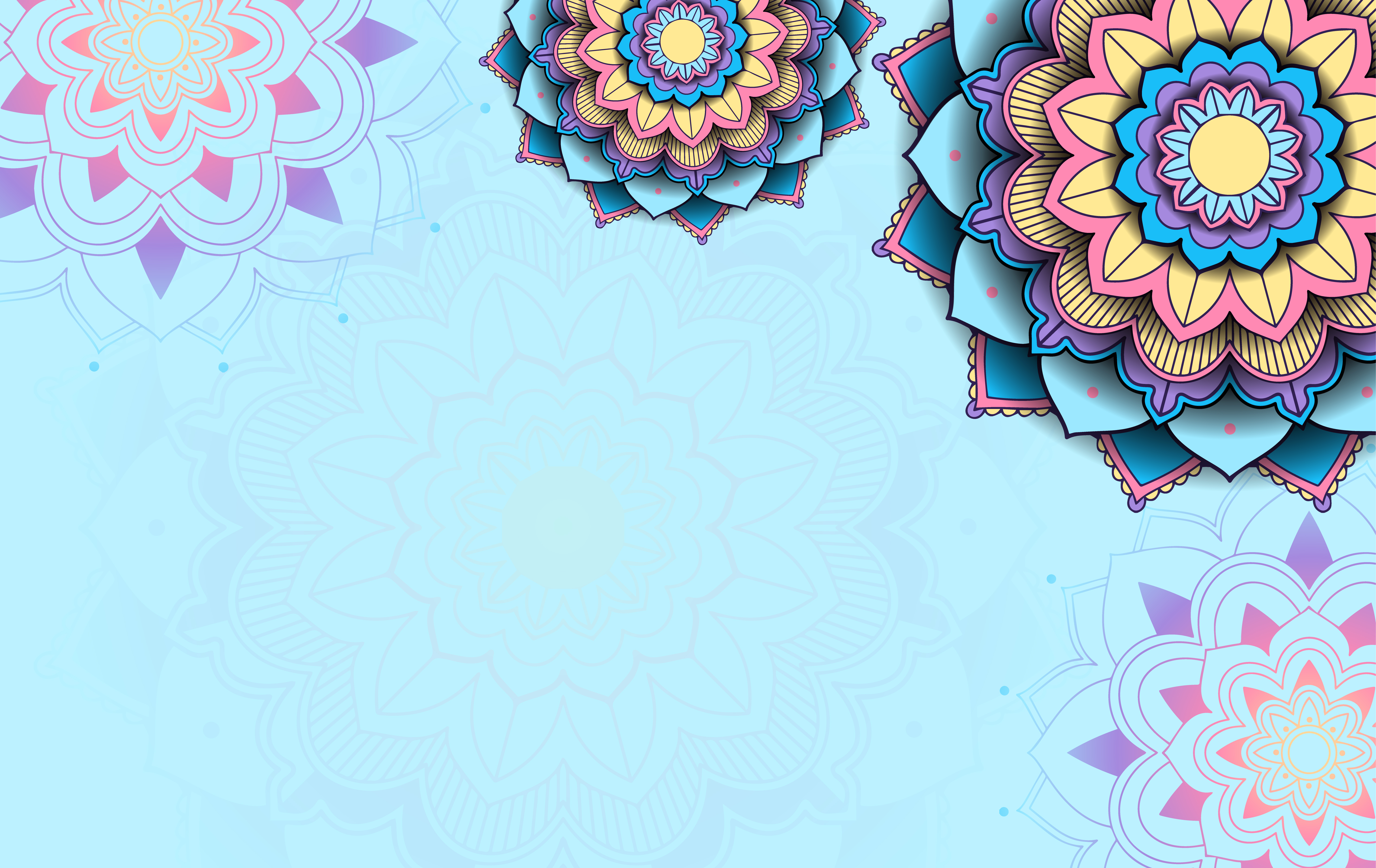 Mandala Pattern Background Vector Art, Icons, and Graphics for Free Download