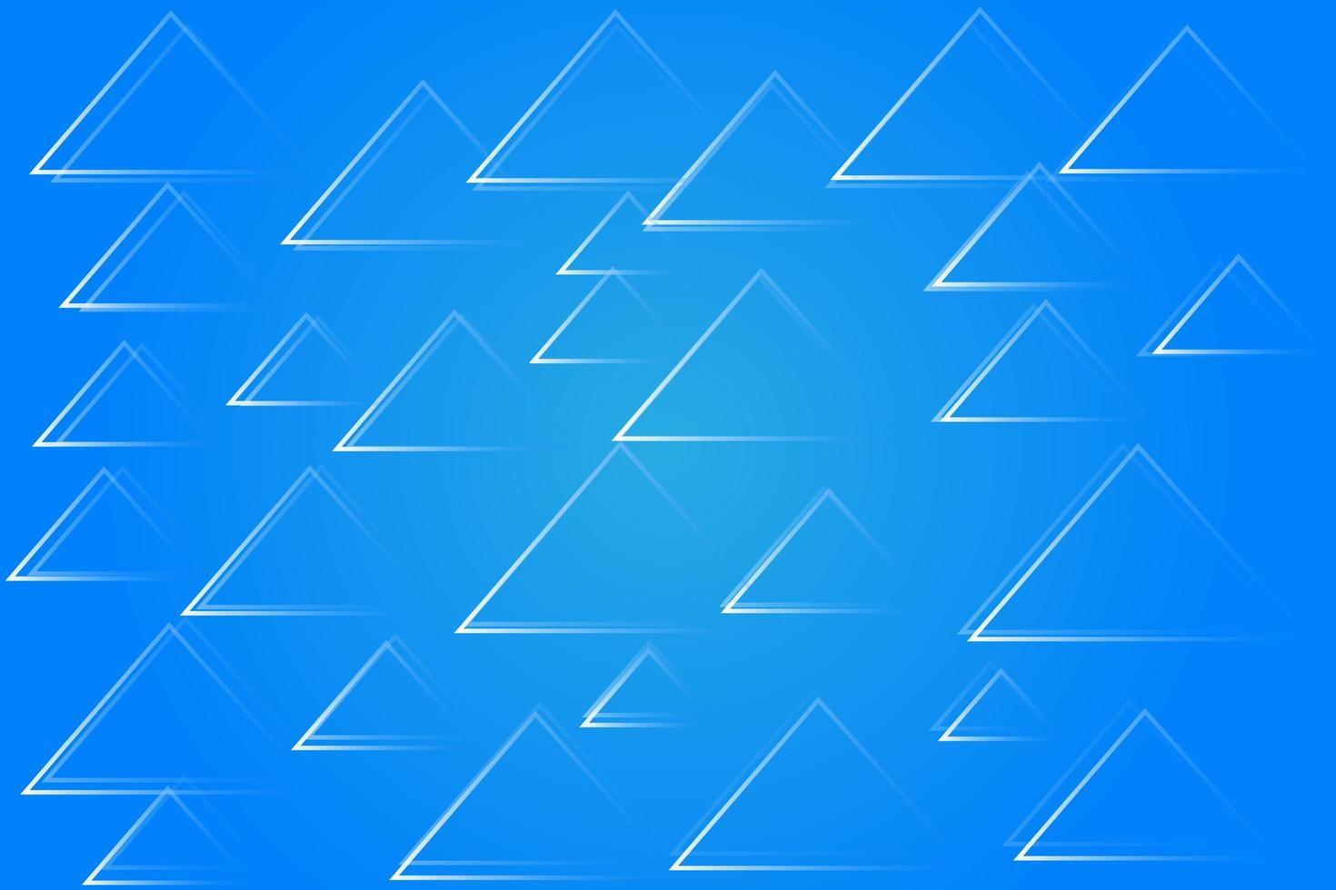 fondo de triángulo de color azul vector