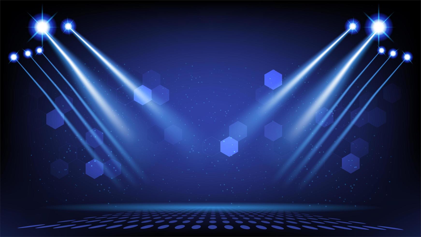 Stage lights background Royalty Free Vector Image