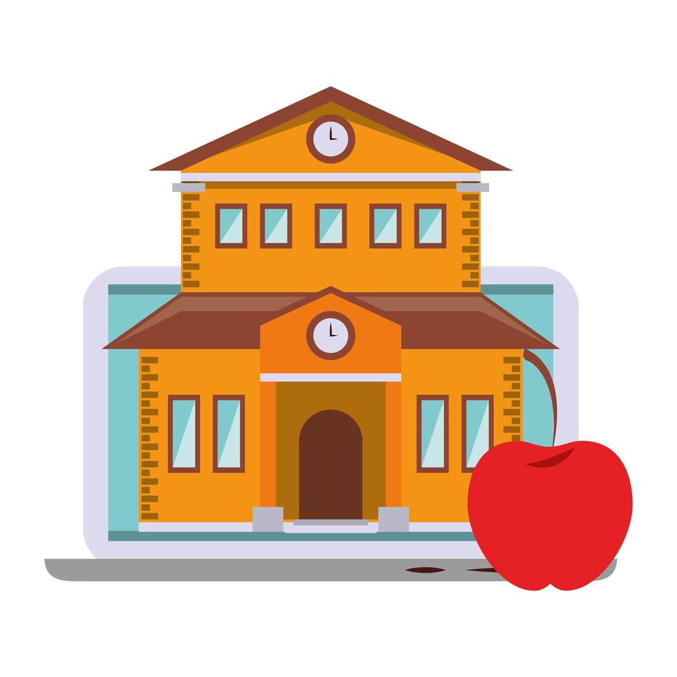 E-learning, online education and knowledge composition vector