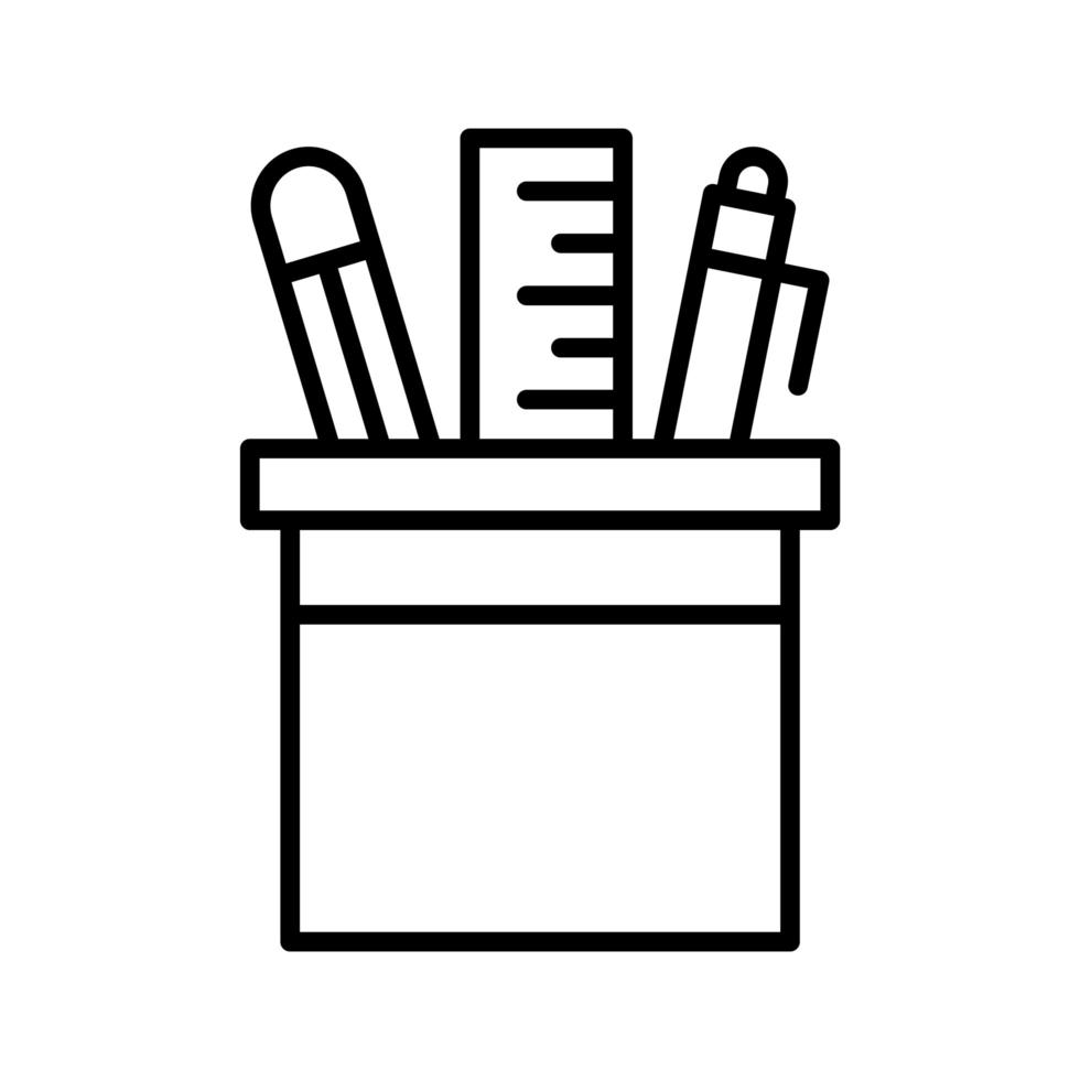 Pen Holder Icon vector