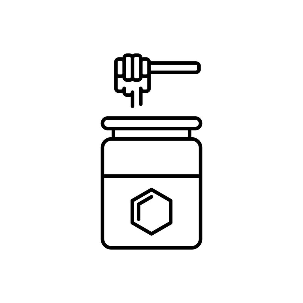 Honey Jar Icon vector