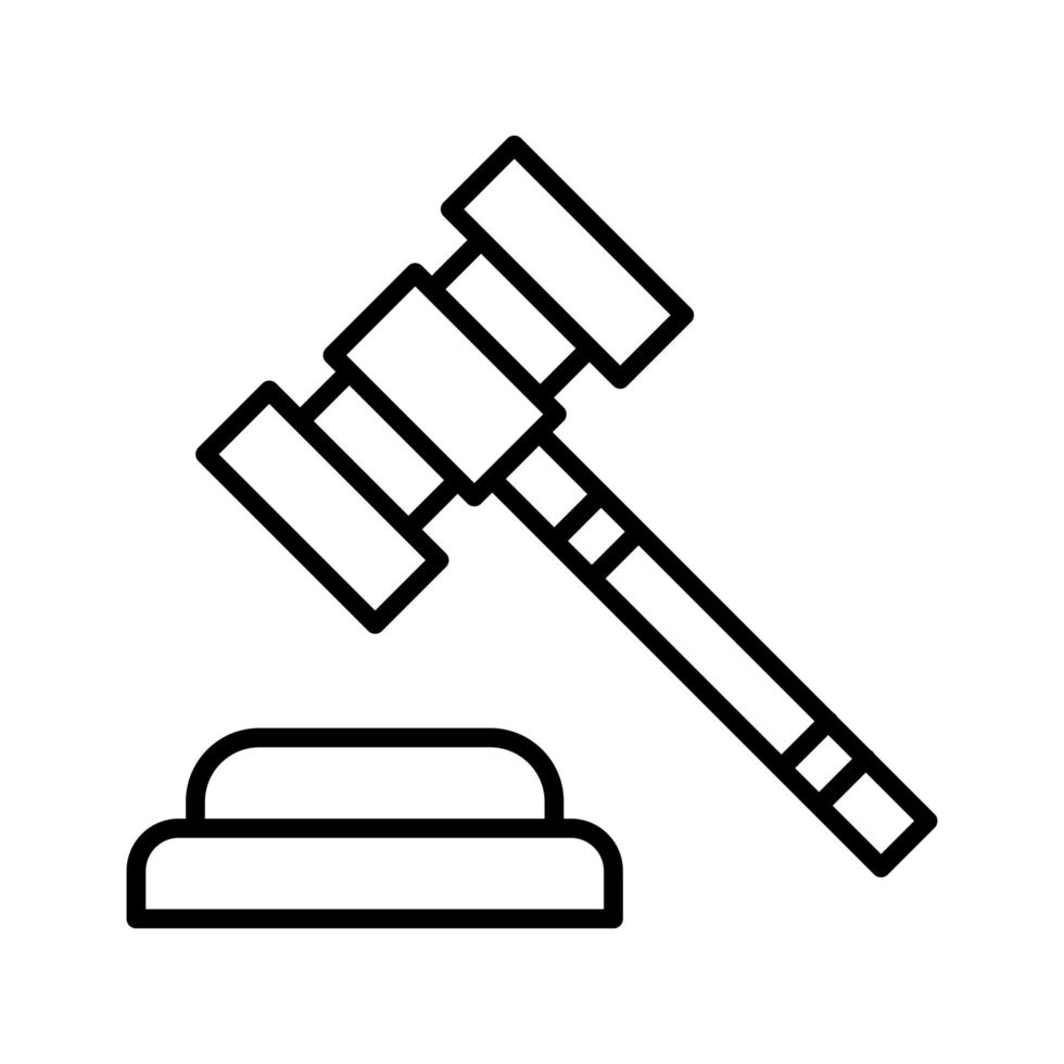 Gavel Vector Icon