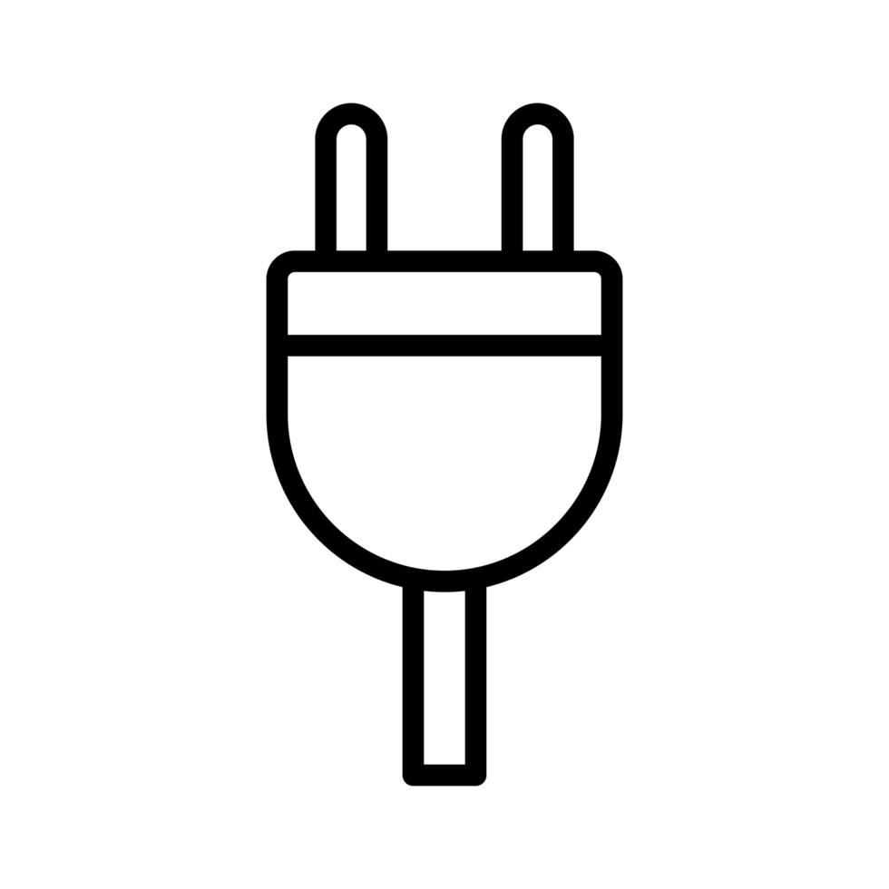 Power socket icon vector