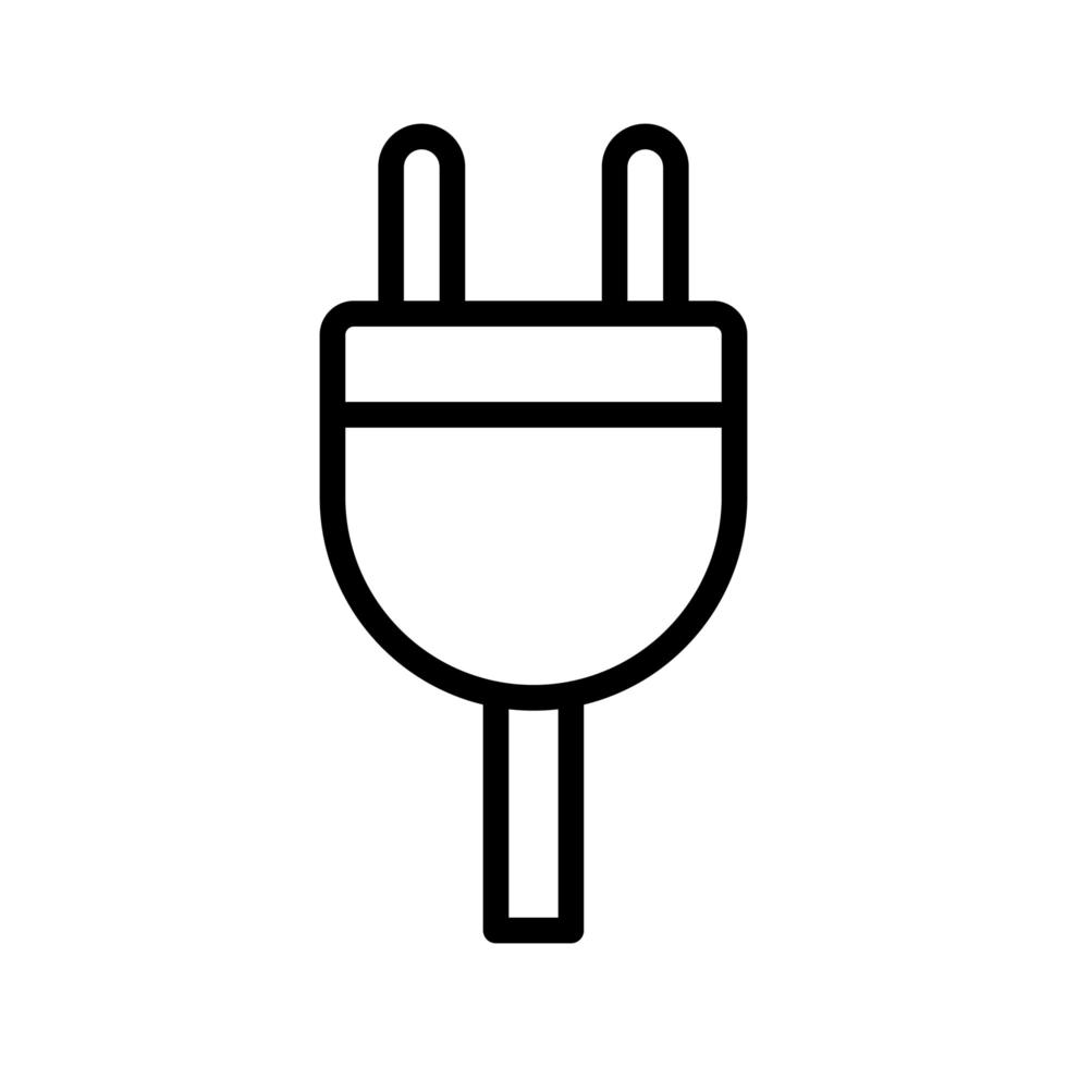 Power socket icon vector