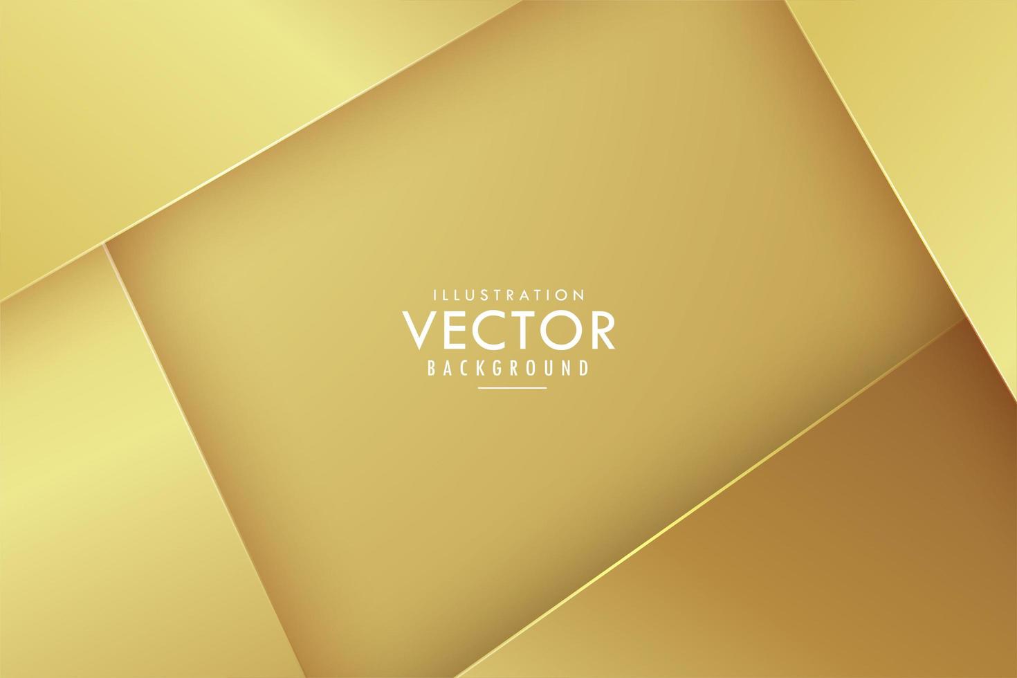 fondo de capas superpuestas de lujo dorado vector