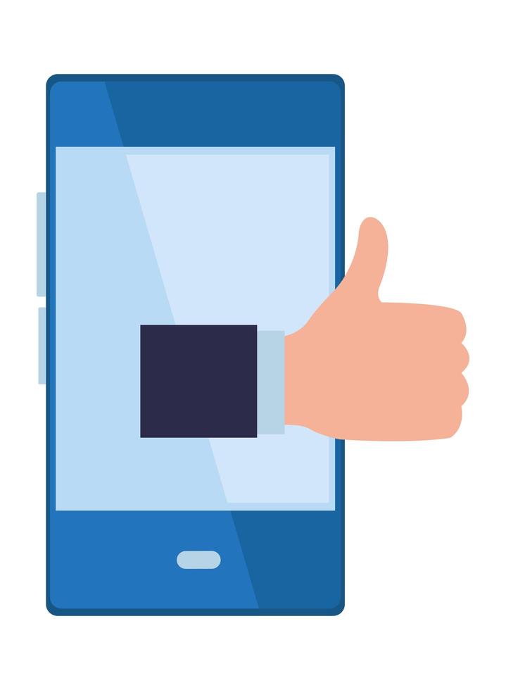 Cellphone mobile communication cartoon icon vector