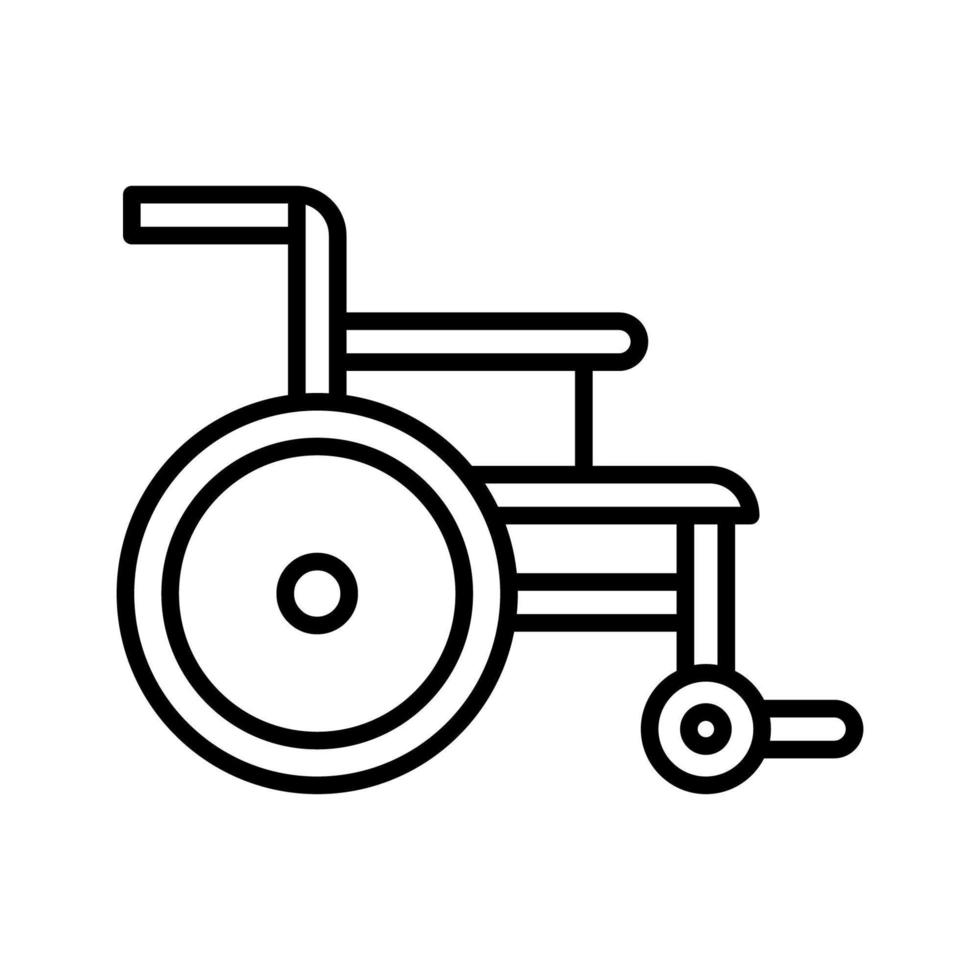 Manual Wheelchair Icon vector