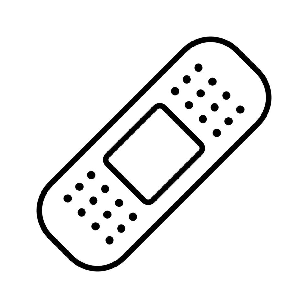 Bandage Outline Icon vector