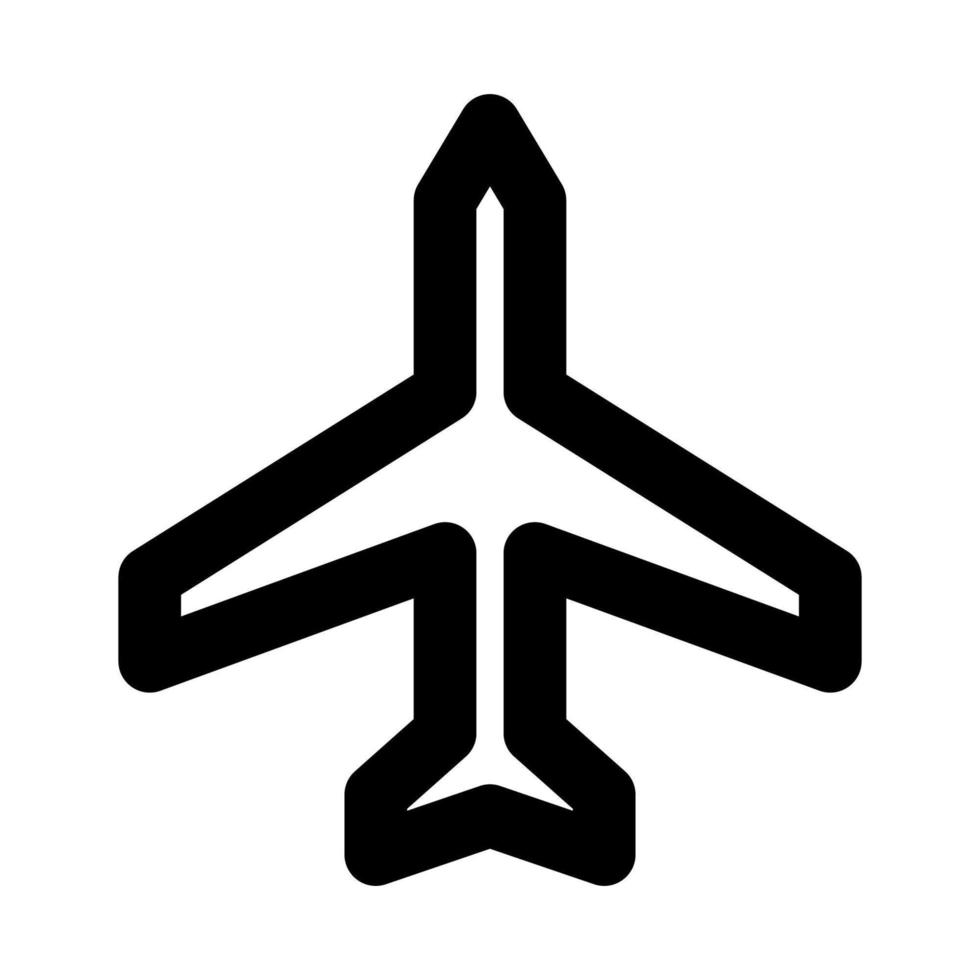 icono de modo avión vector