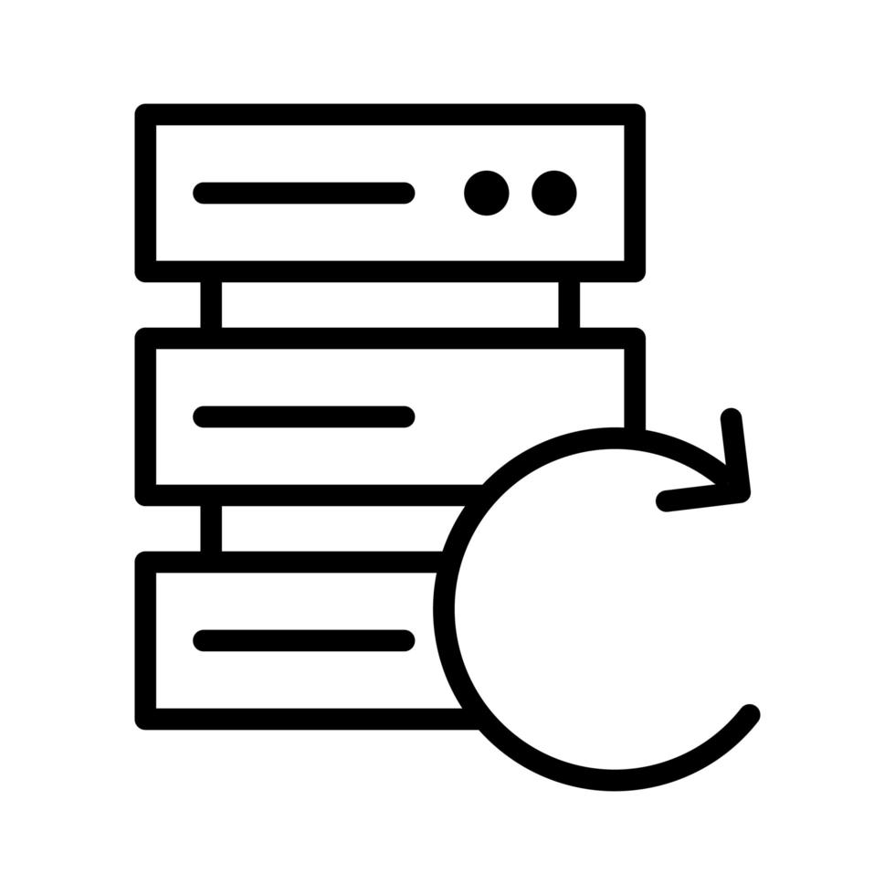 Database Backup Icon vector