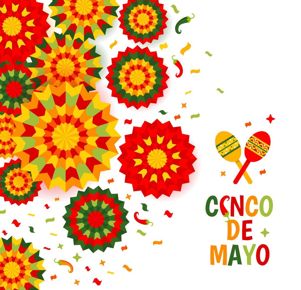Abstract background with ethnic ornament vector