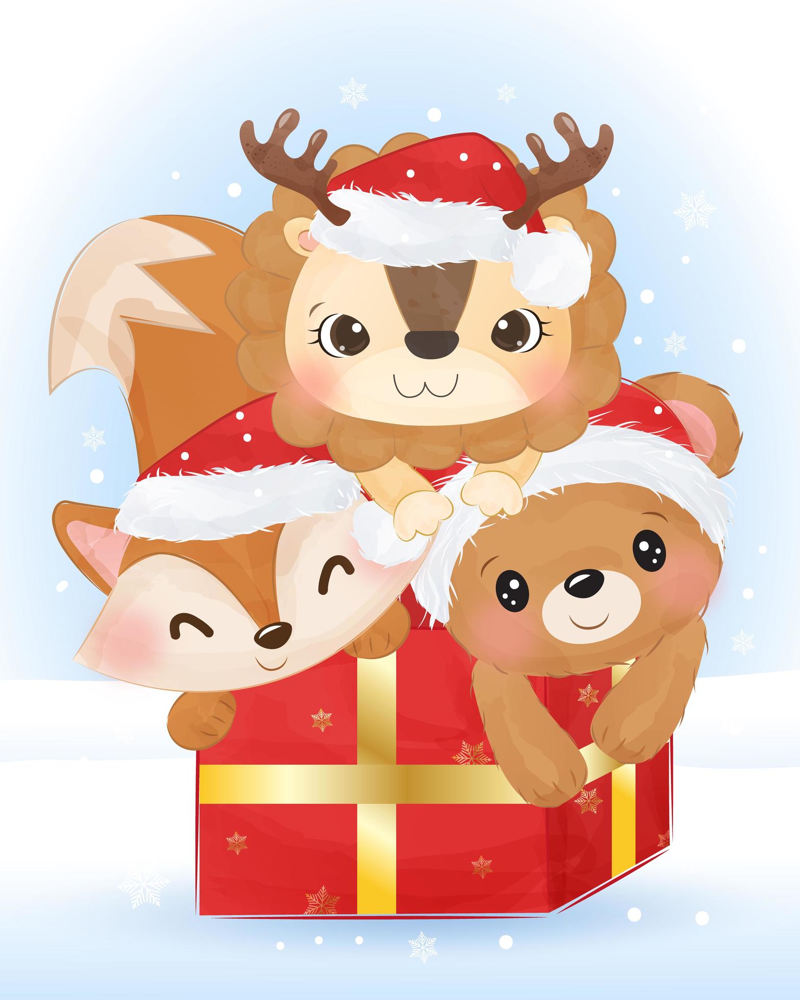 Christmas greeting card 1518214 Vector Art at Vecteezy