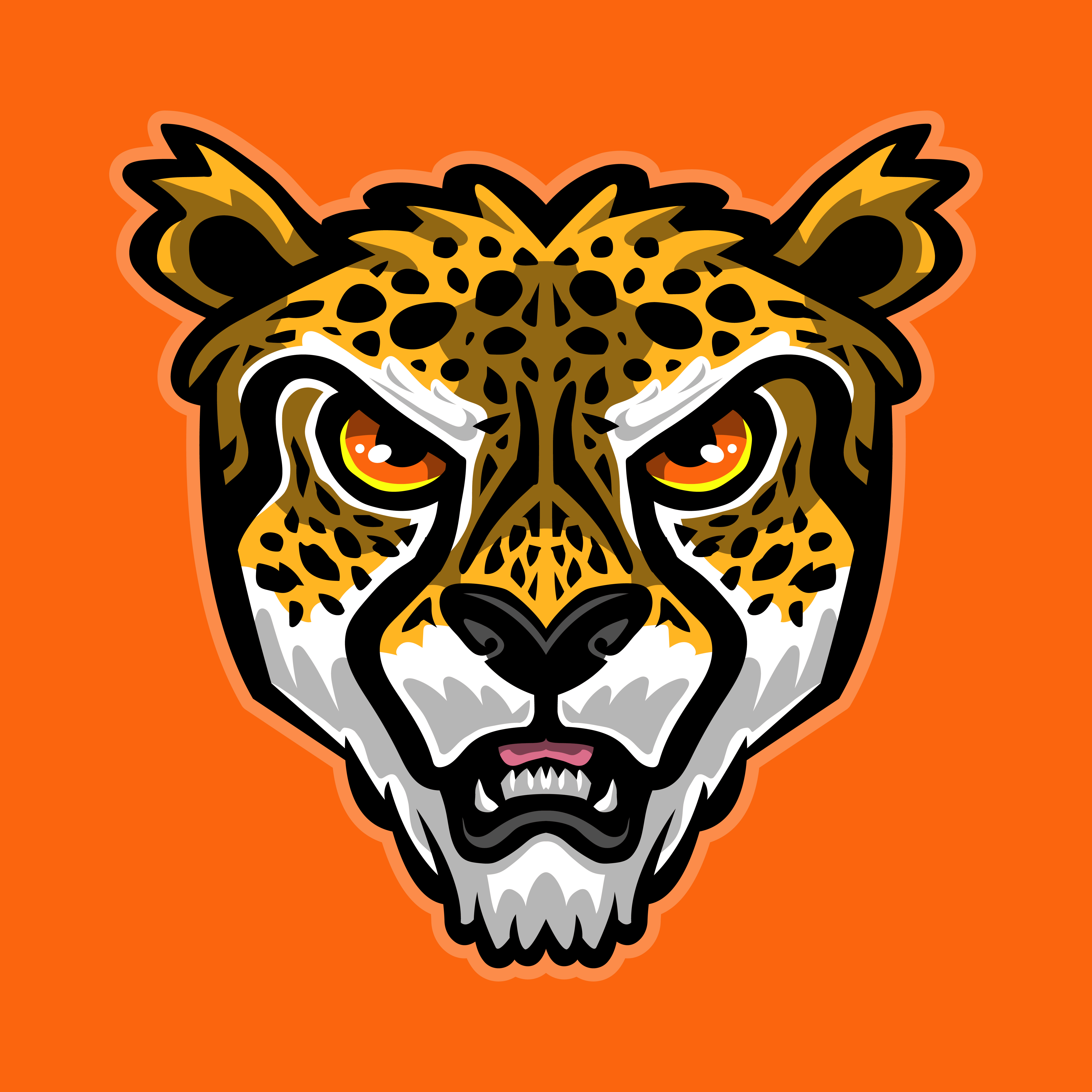 Cheetah cartoon face 1518307 Vector Art at Vecteezy Cheetah cartoon face 1518307 Vector Art at Vecteezy