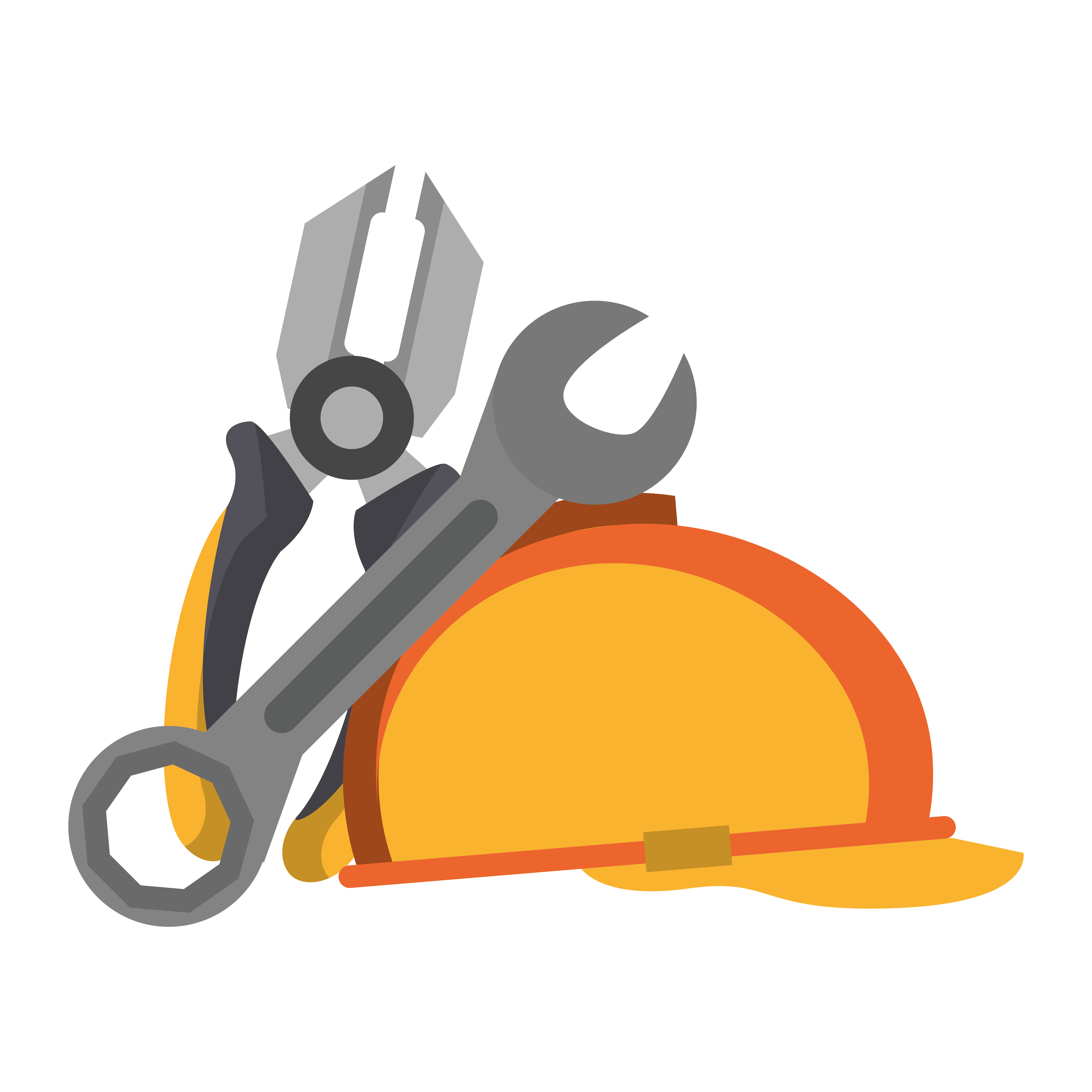 Cartoon hardware and tool set composition 1519380 Vector Art at Vecteezy